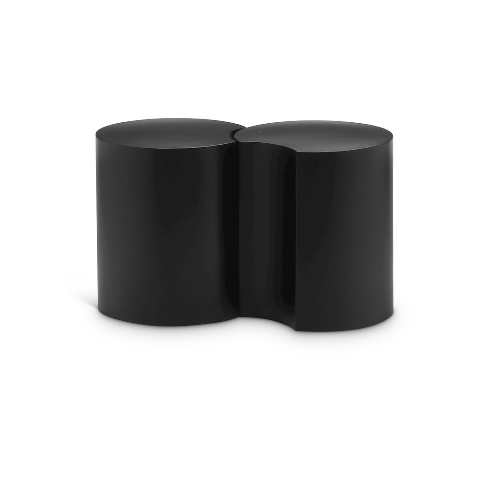 Dimple Black End Table. Picture 1
