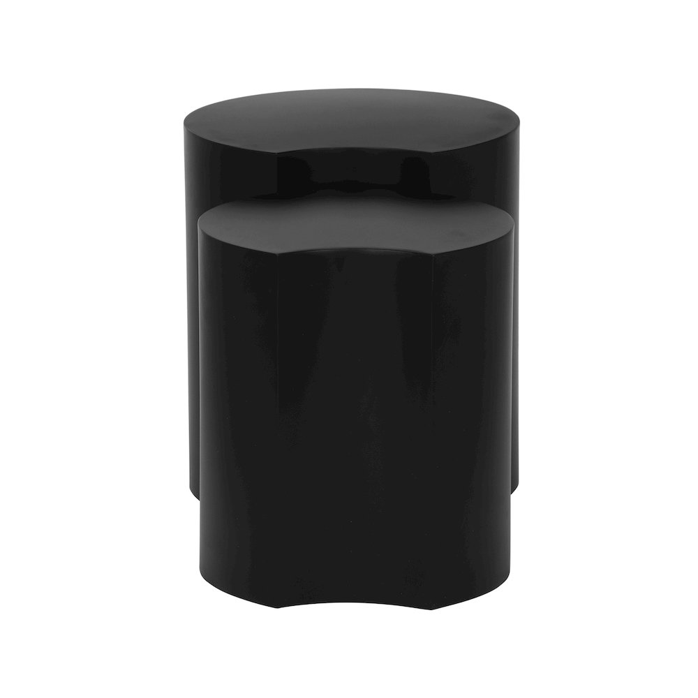 Dimple Black End Table. Picture 2