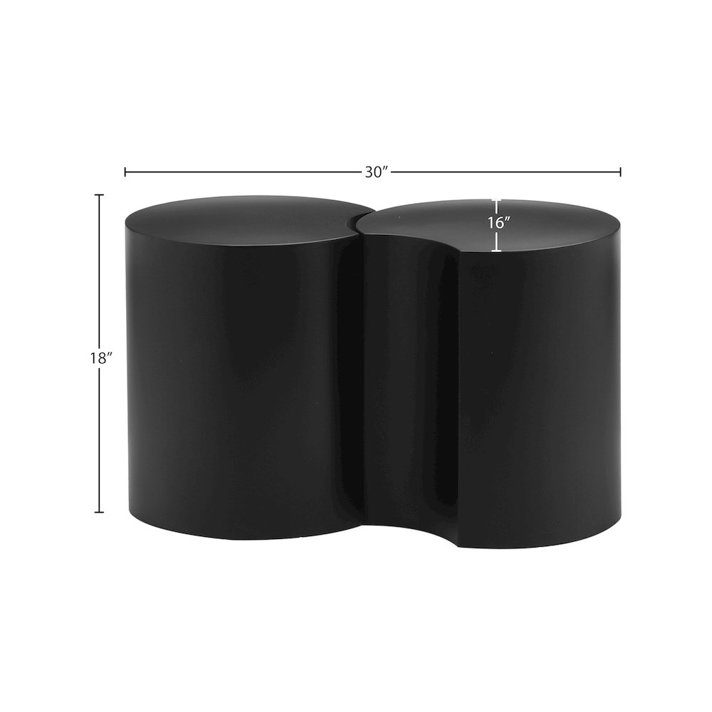 Dimple Black End Table. Picture 4