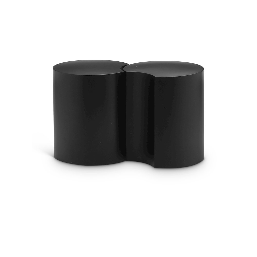 Dimple Black End Table. Picture 1