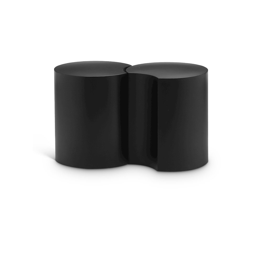 Dimple Black End Table. Picture 1