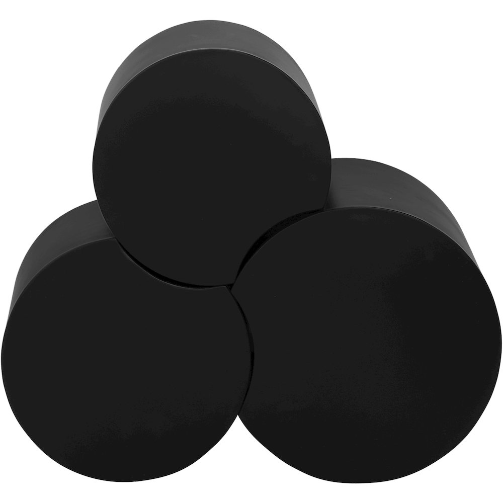 Dimple Black End Table. Picture 2