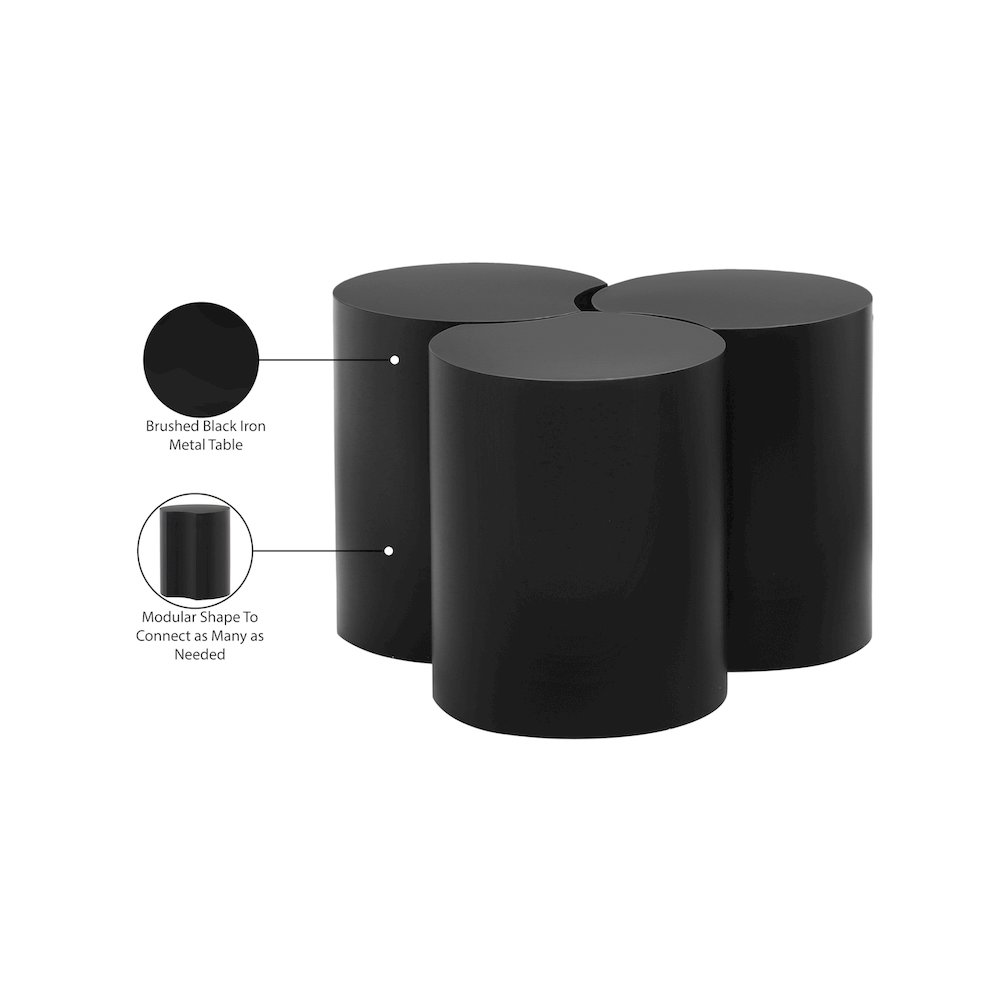 Dimple Black Coffee Table. Picture 4