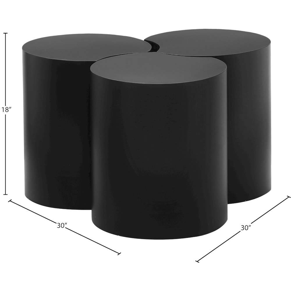 Dimple Black Coffee Table. Picture 4