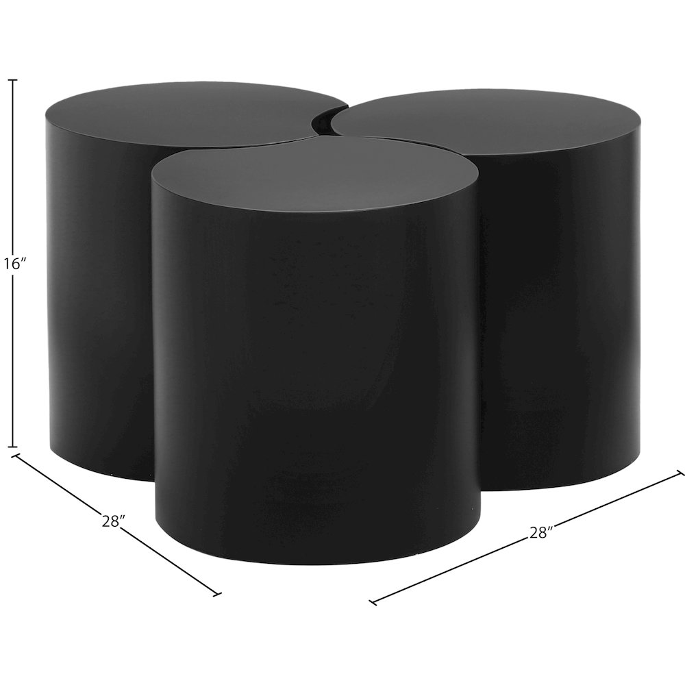 Dimple Black Coffee Table. Picture 4