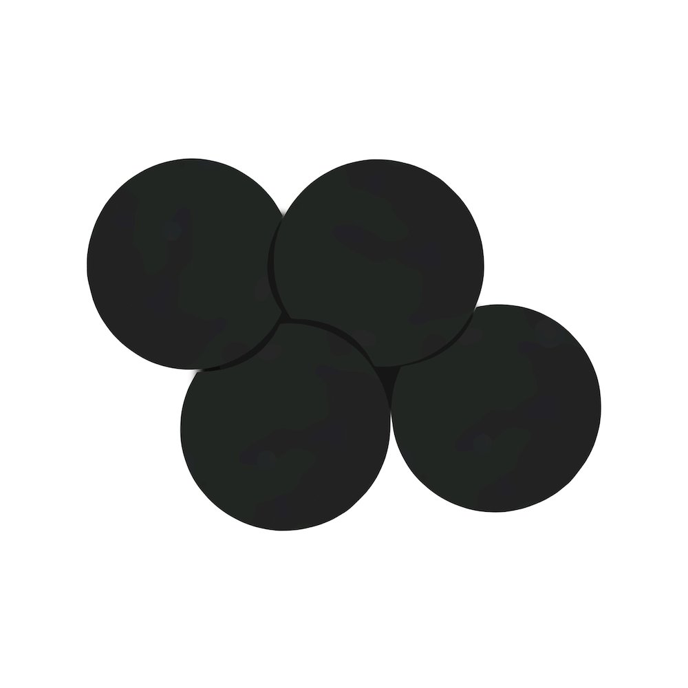 Dimple Black Coffee Table. Picture 3