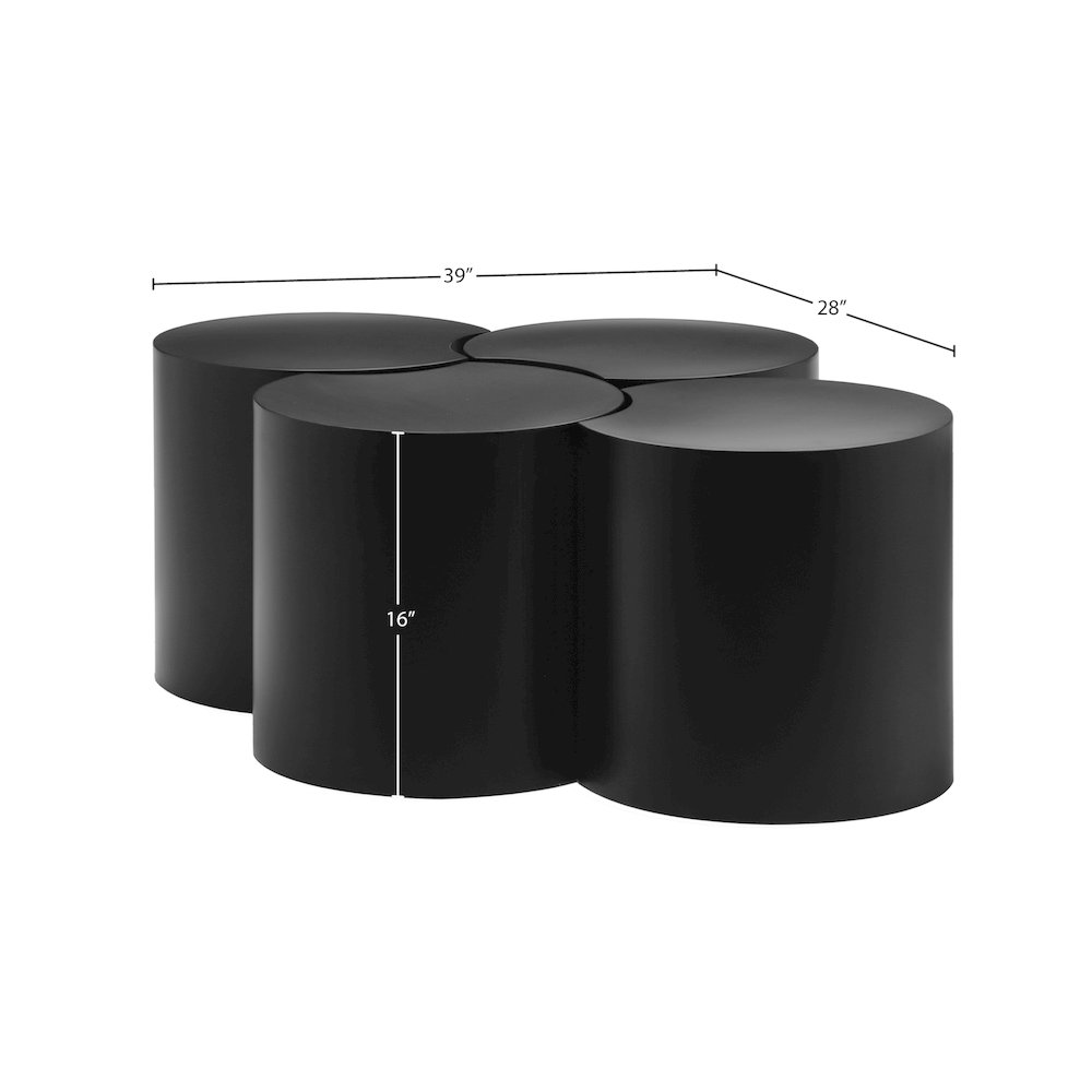 Dimple Black Coffee Table. Picture 4