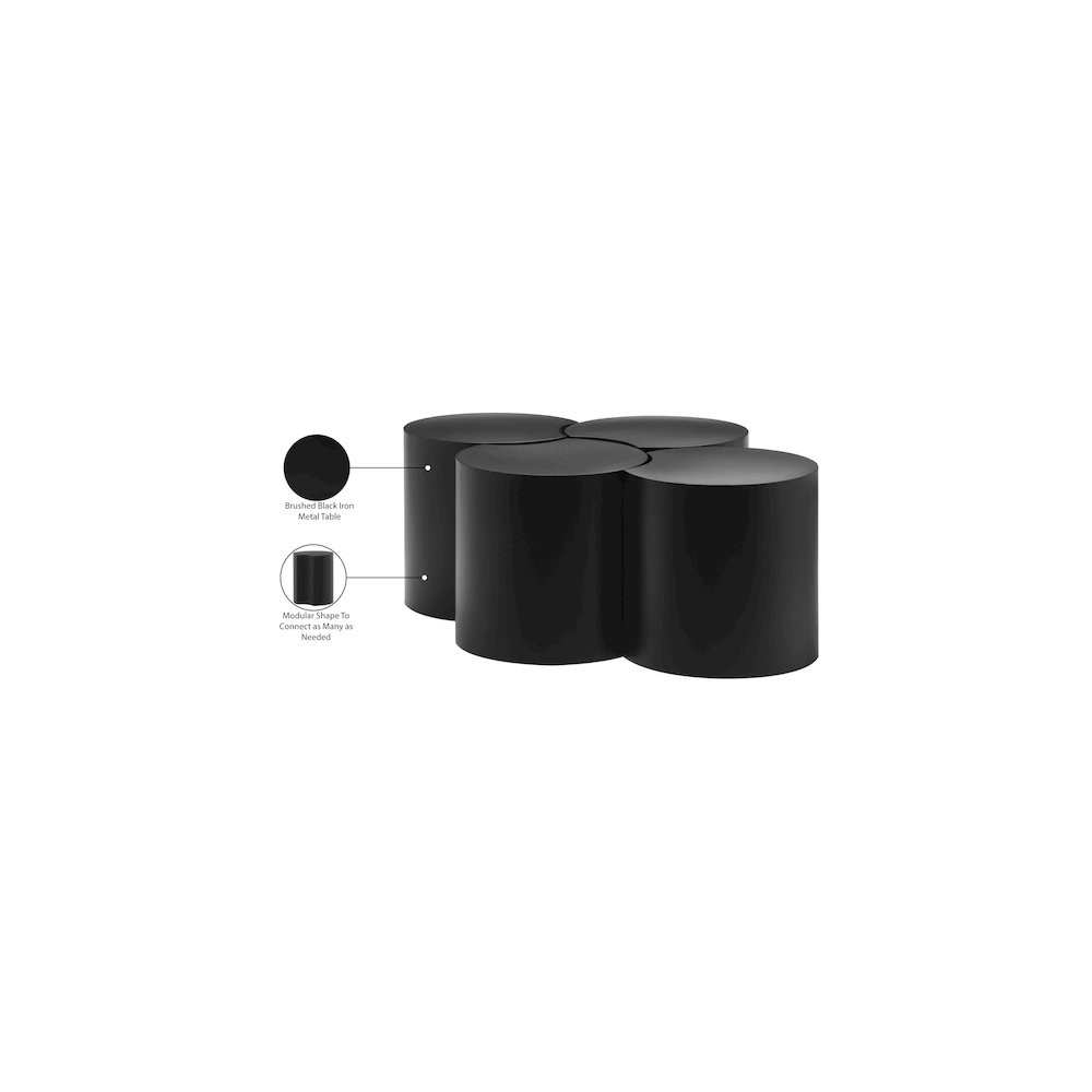 Dimple Black Coffee Table. Picture 5