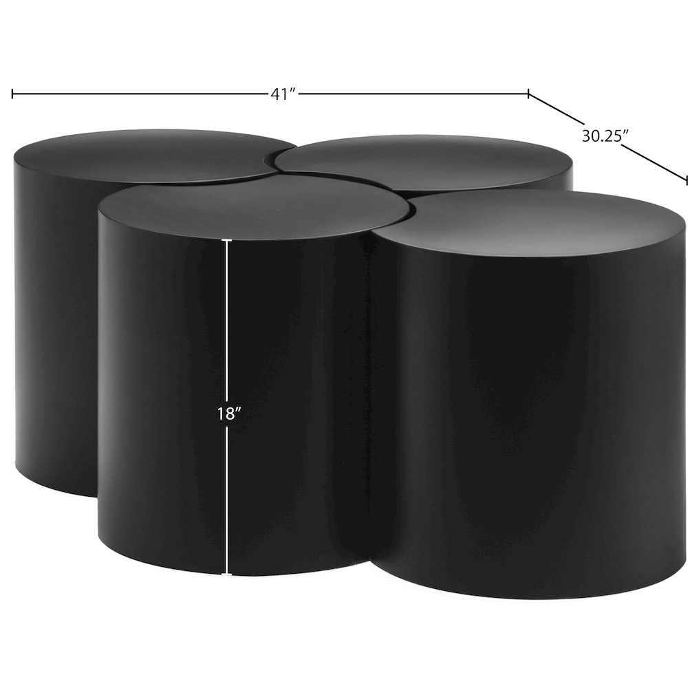 Dimple Black Coffee Table. Picture 4