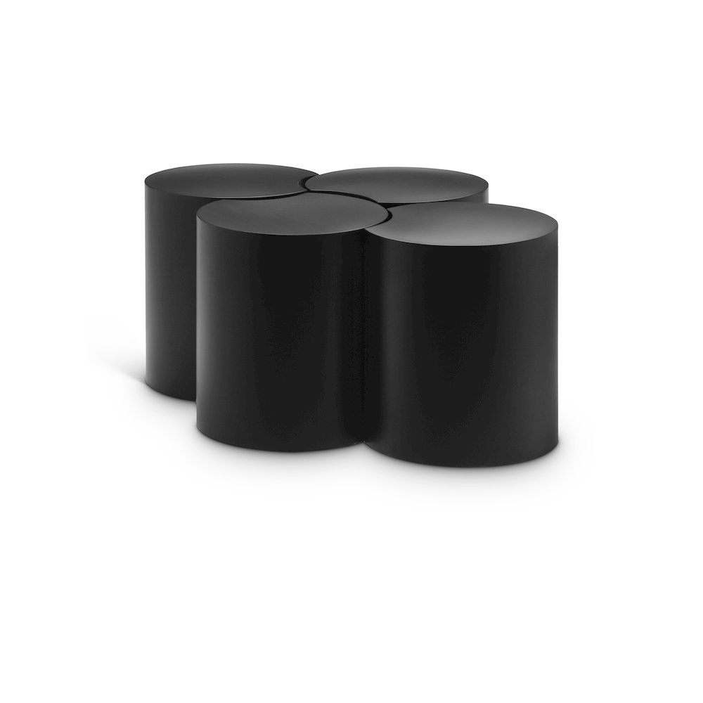 Dimple Black Coffee Table. Picture 1
