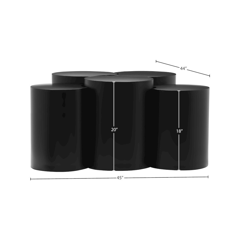 Dimple Black Coffee Table. Picture 4