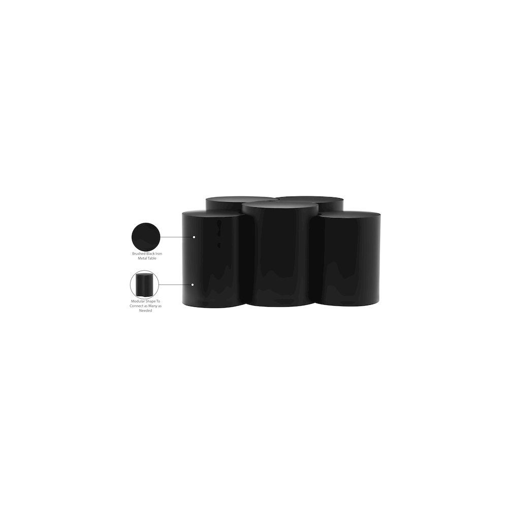 Dimple Black Coffee Table. Picture 5