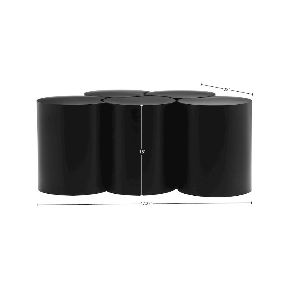 Dimple Black Coffee Table. Picture 4