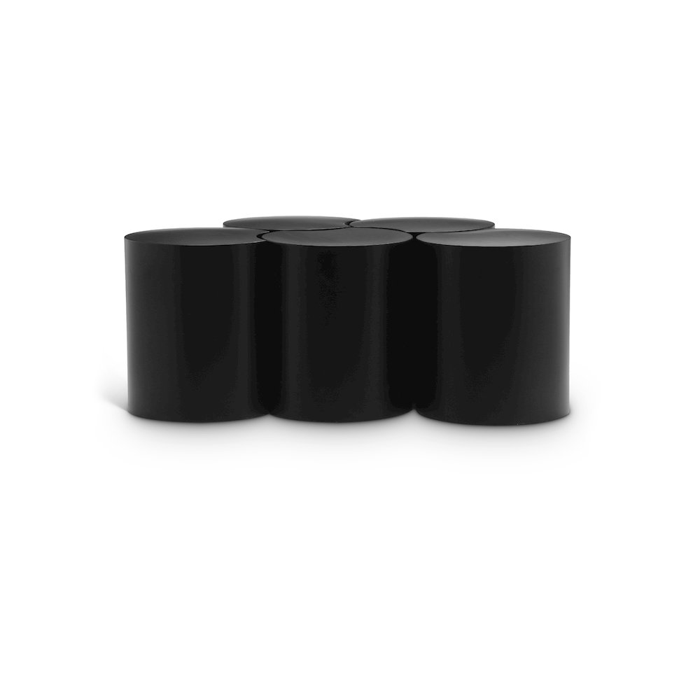 Dimple Black Coffee Table. Picture 1