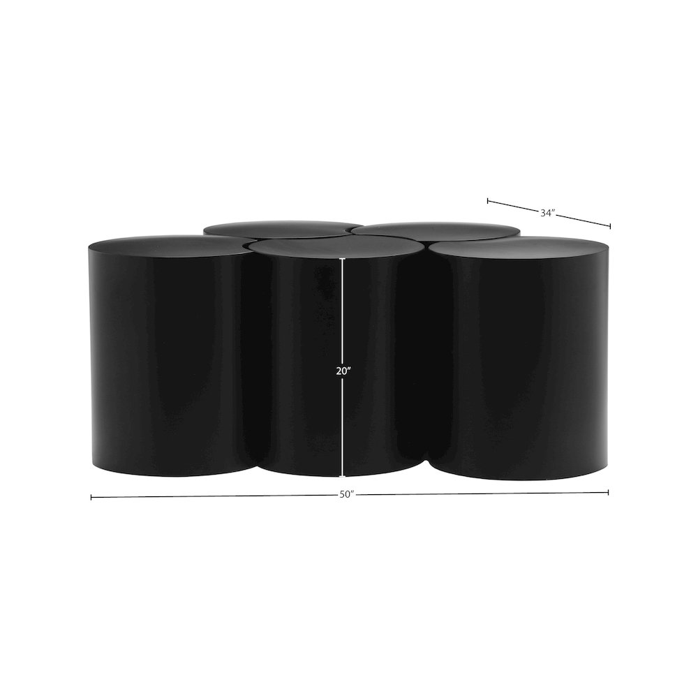Dimple Black Coffee Table. Picture 4