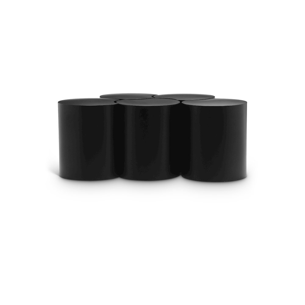 Dimple Black Coffee Table. Picture 1