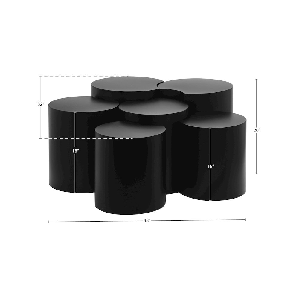 Dimple Black Coffee Table. Picture 3