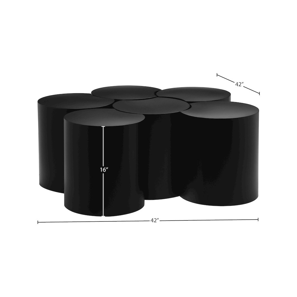 Dimple Black Coffee Table. Picture 4