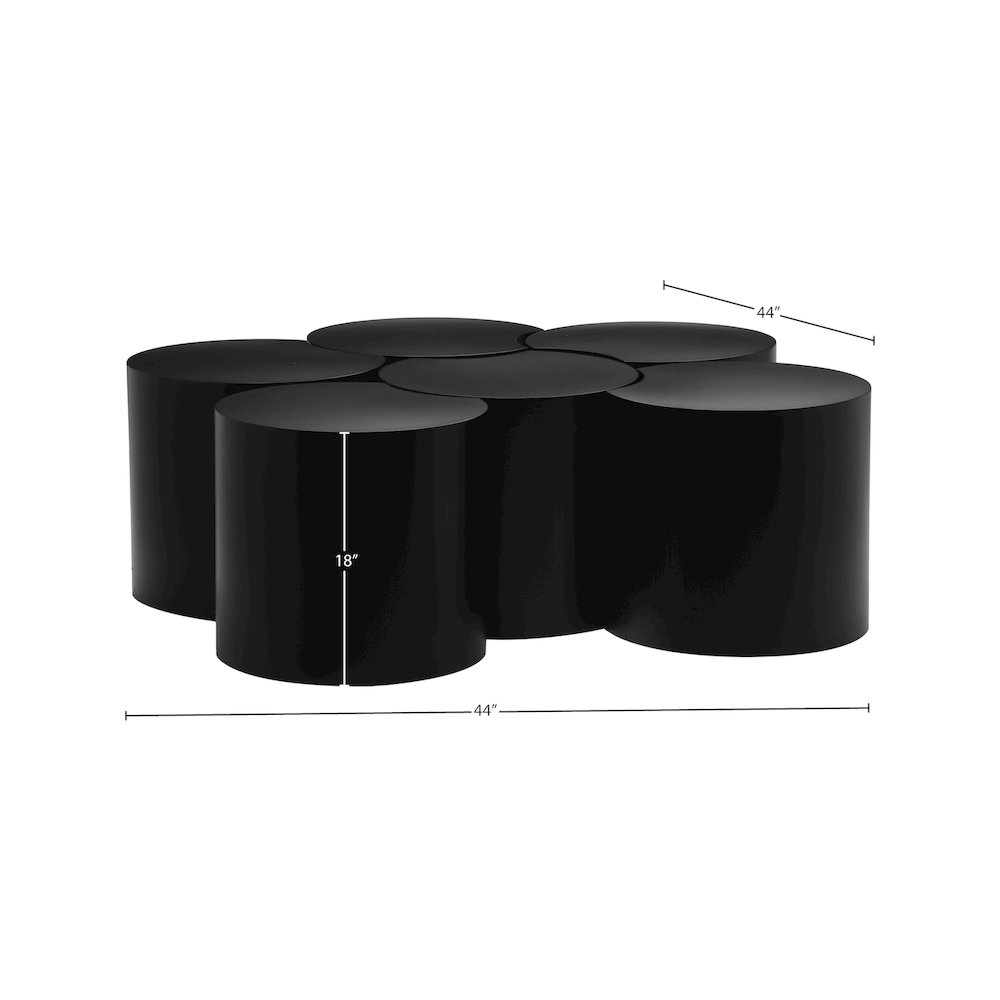 Dimple Black Coffee Table. Picture 4