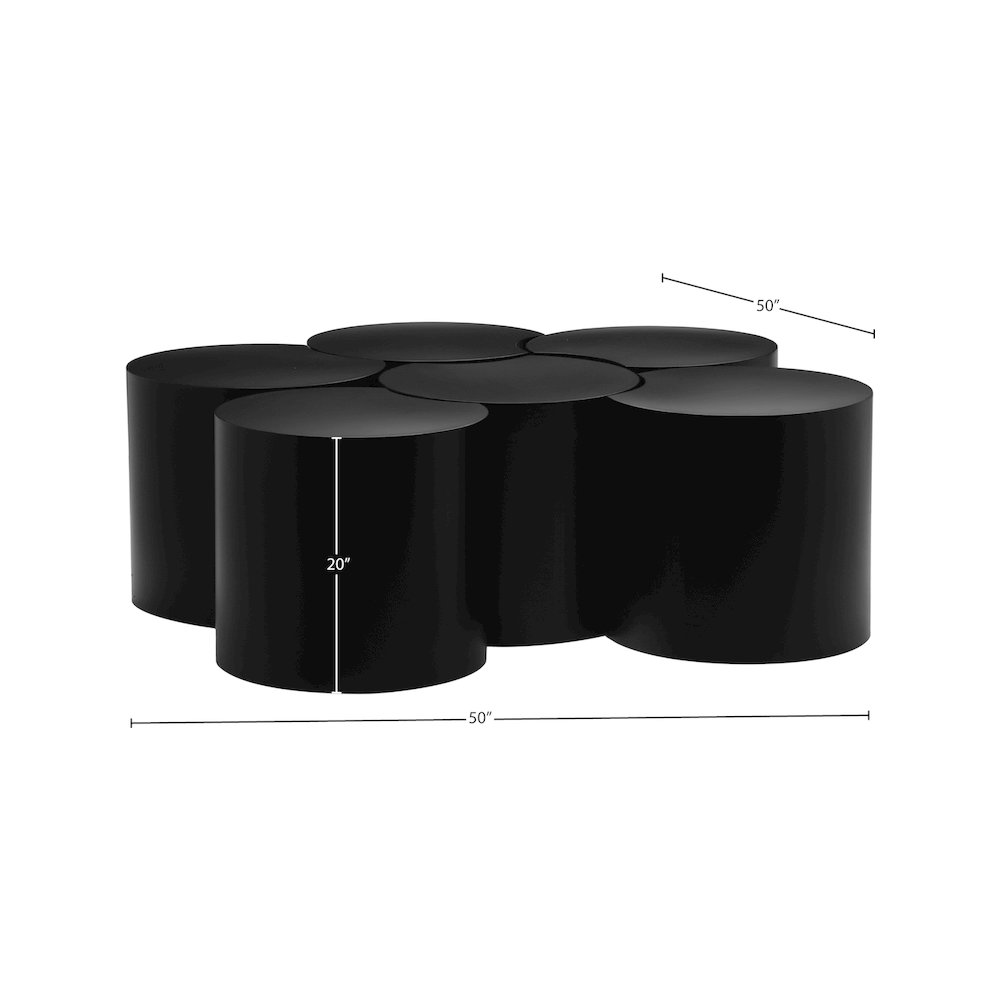 Dimple Black Coffee Table. Picture 4
