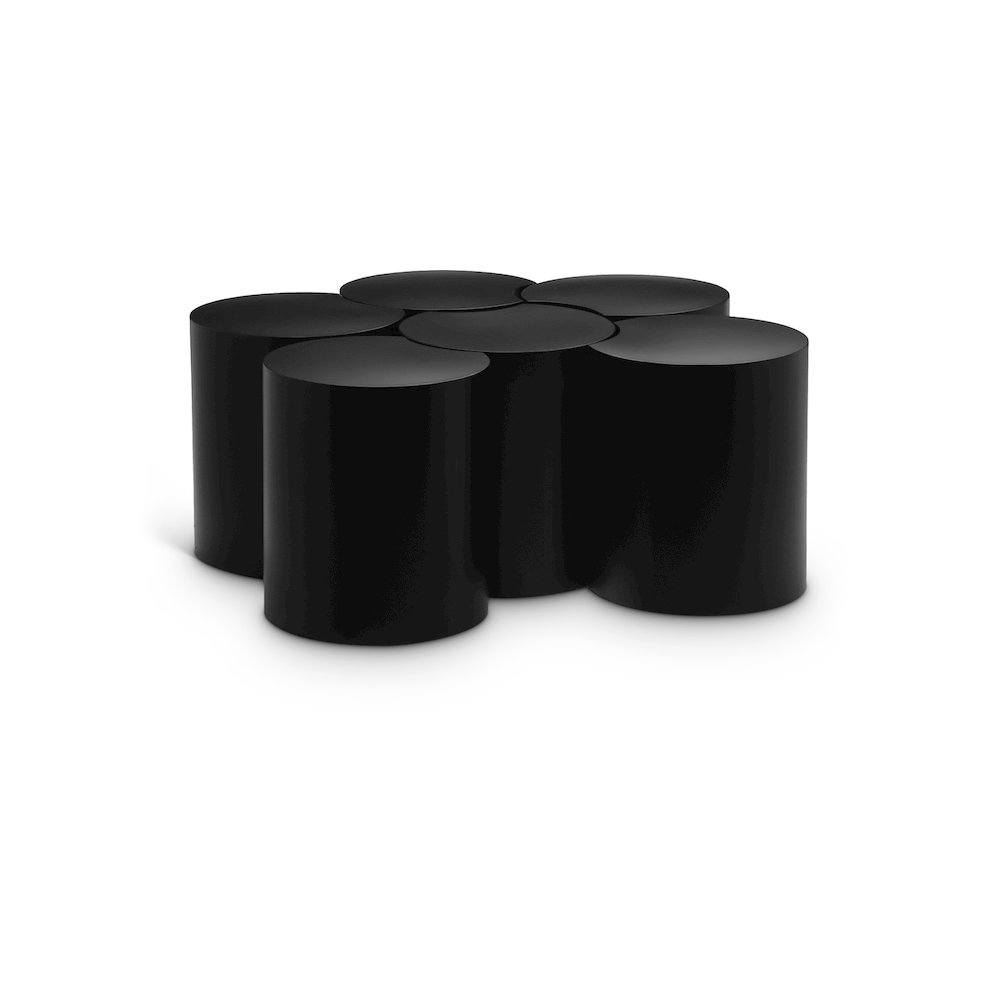 Dimple Black Coffee Table. Picture 1