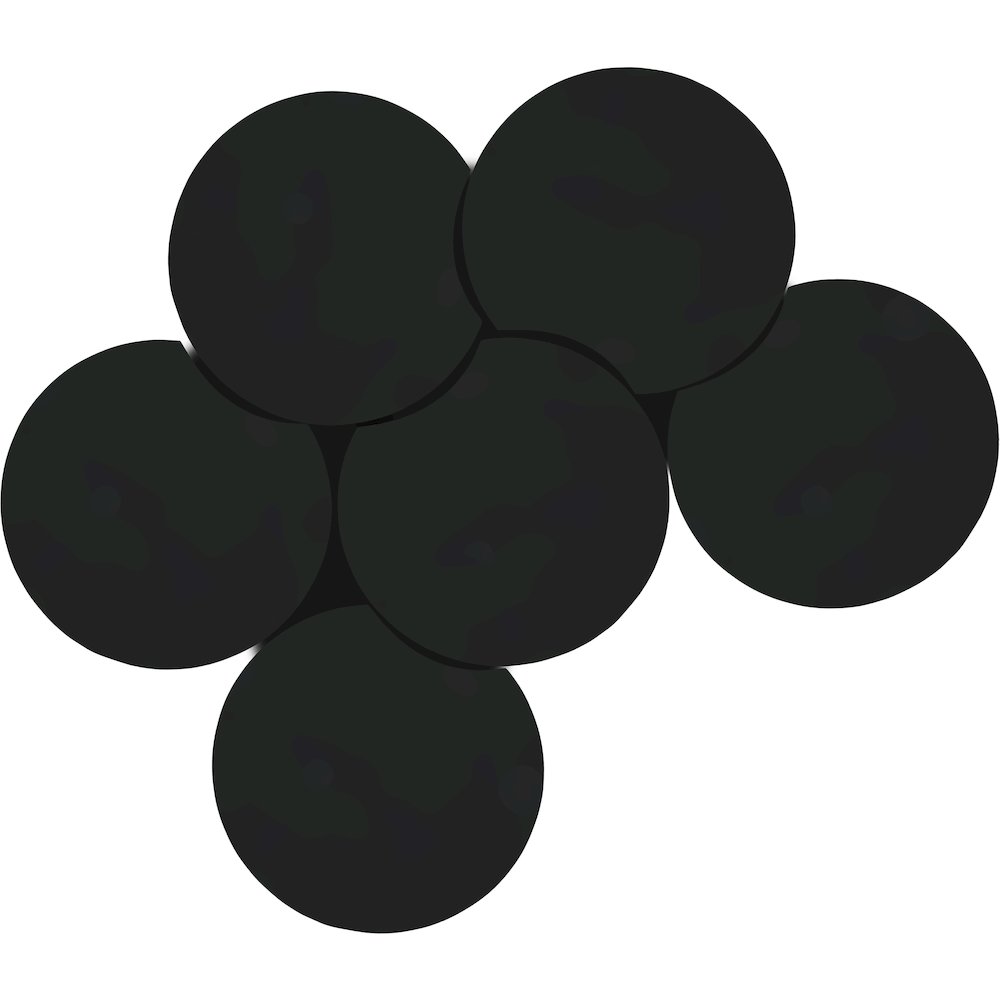 Dimple Black Coffee Table. Picture 3