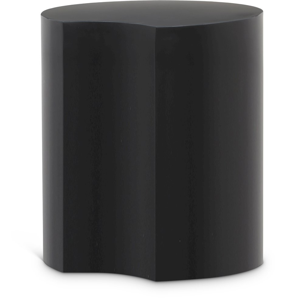 Dimple Black End Table. Picture 1