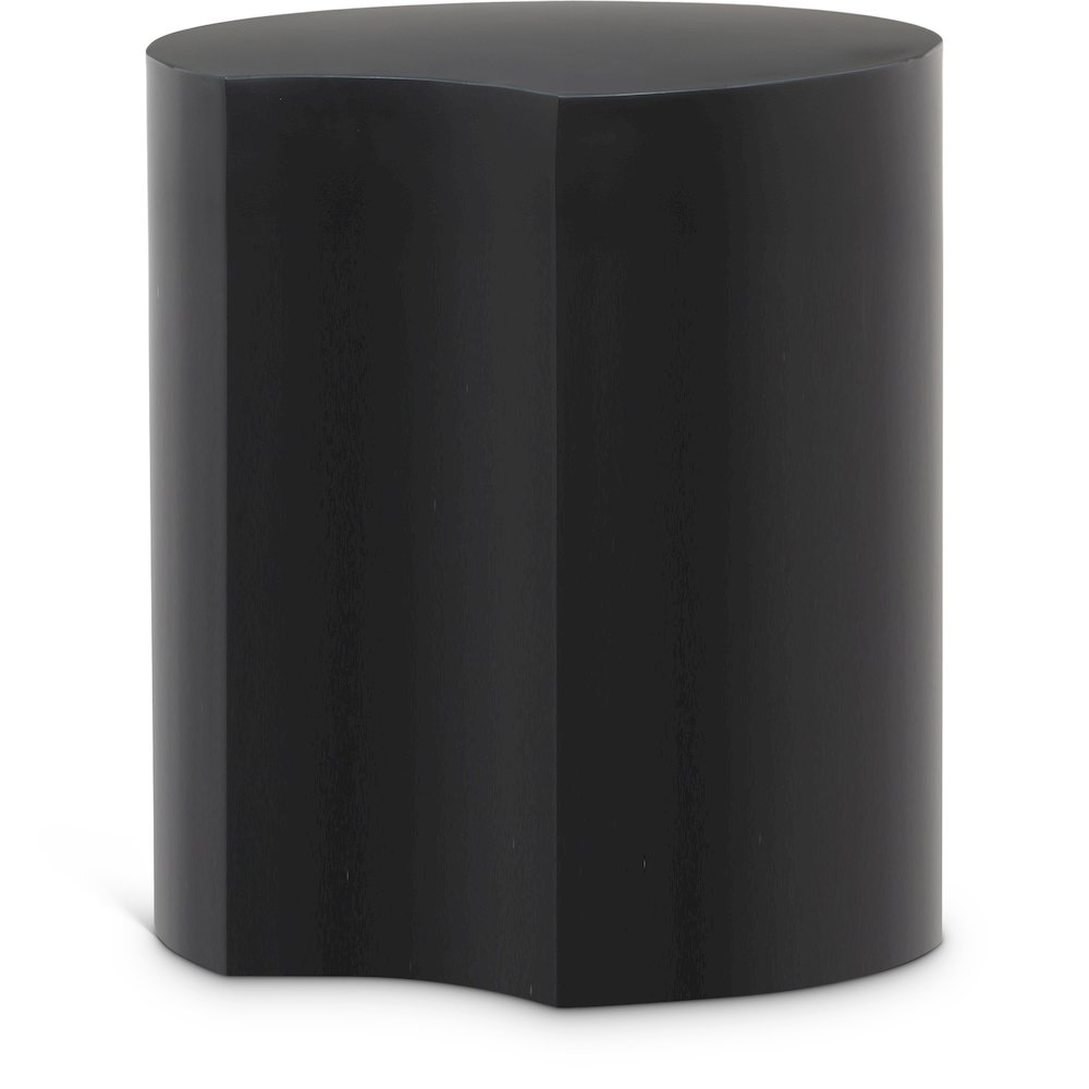 Dimple Black End Table. Picture 1