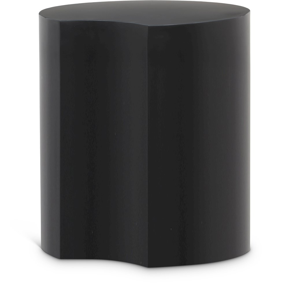 Dimple Black End Table. Picture 1