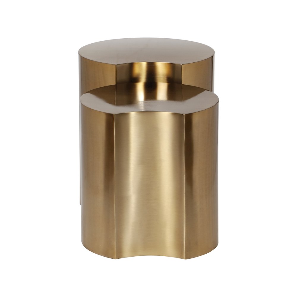 Dimple Gold End Table. Picture 2