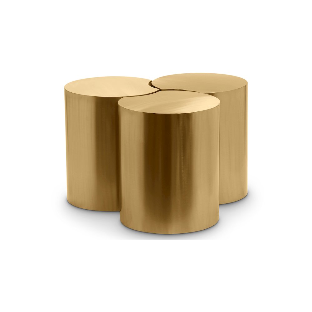 Dimple Gold Coffee Table. Picture 1