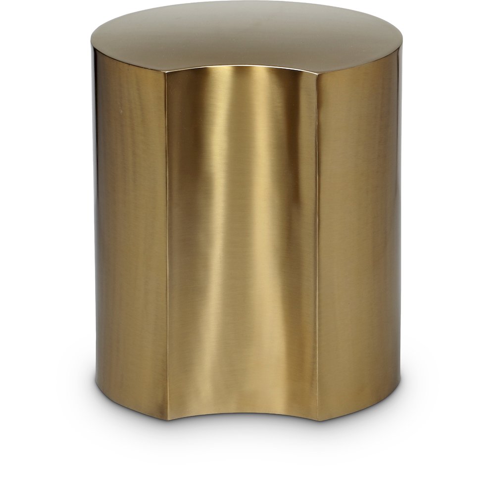 Dimple Gold End Table. Picture 1