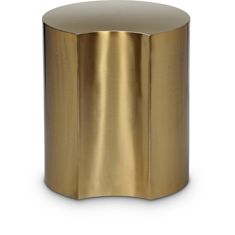 Dimple Gold End Table. Picture 1