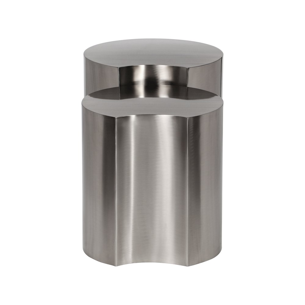 Dimple Silver End Table. Picture 2