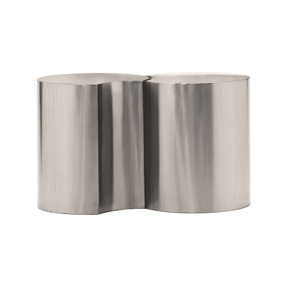 Dimple Silver End Table. Picture 2