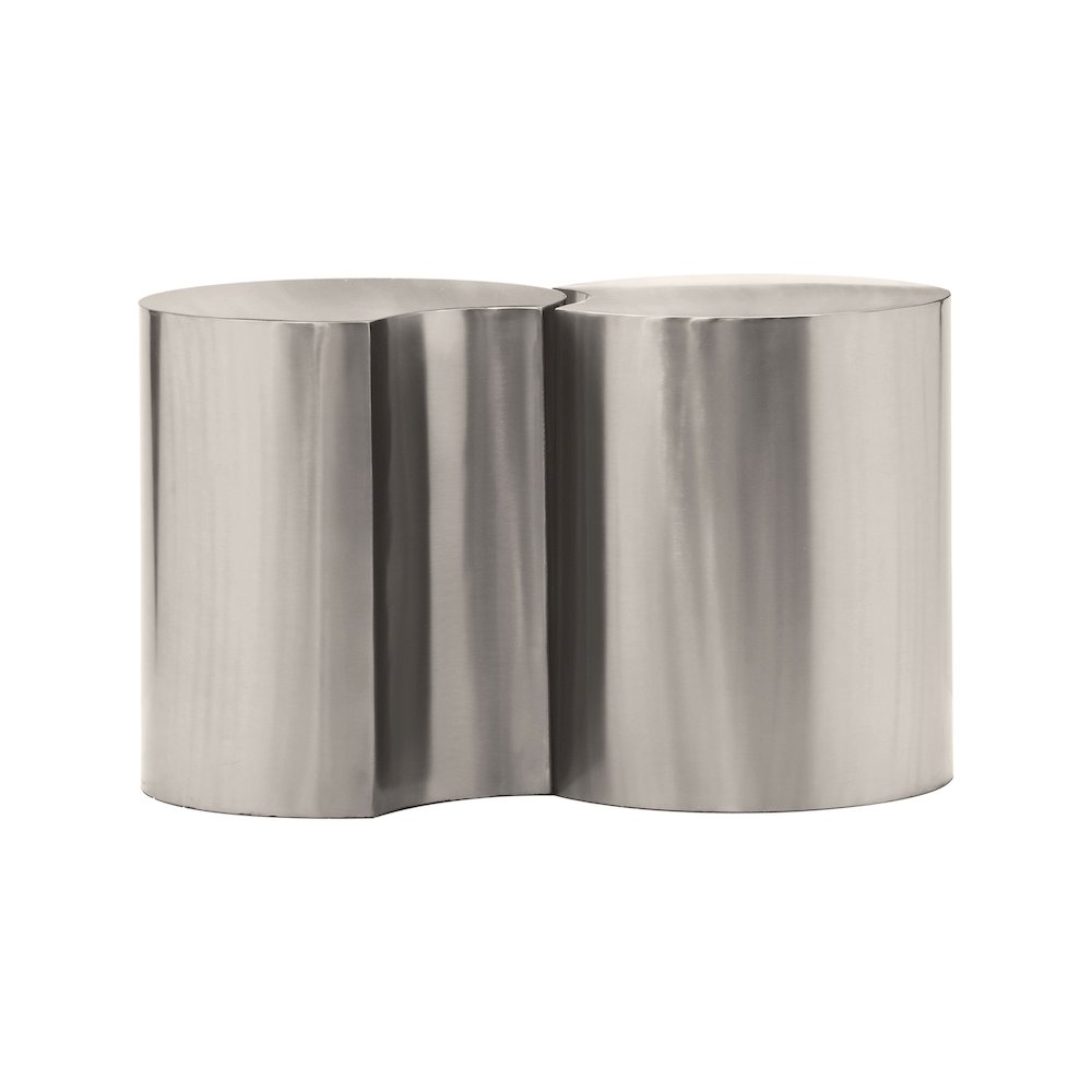 Dimple Silver End Table. Picture 2