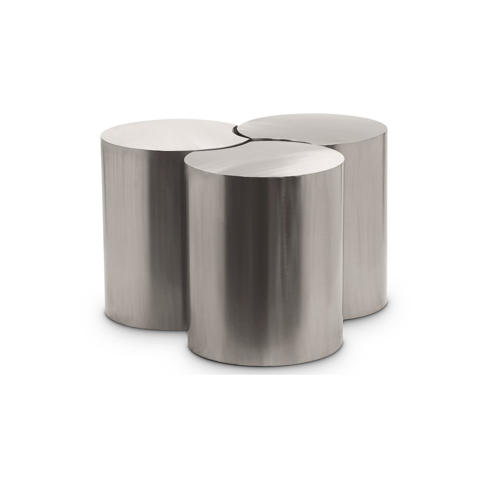 Dimple Silver Coffee Table. Picture 1