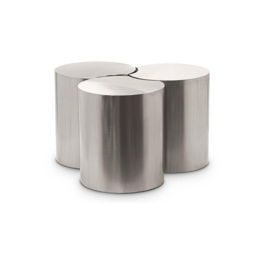 Dimple Silver Coffee Table. Picture 1