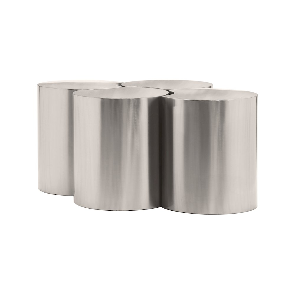 Dimple Silver Coffee Table. Picture 2