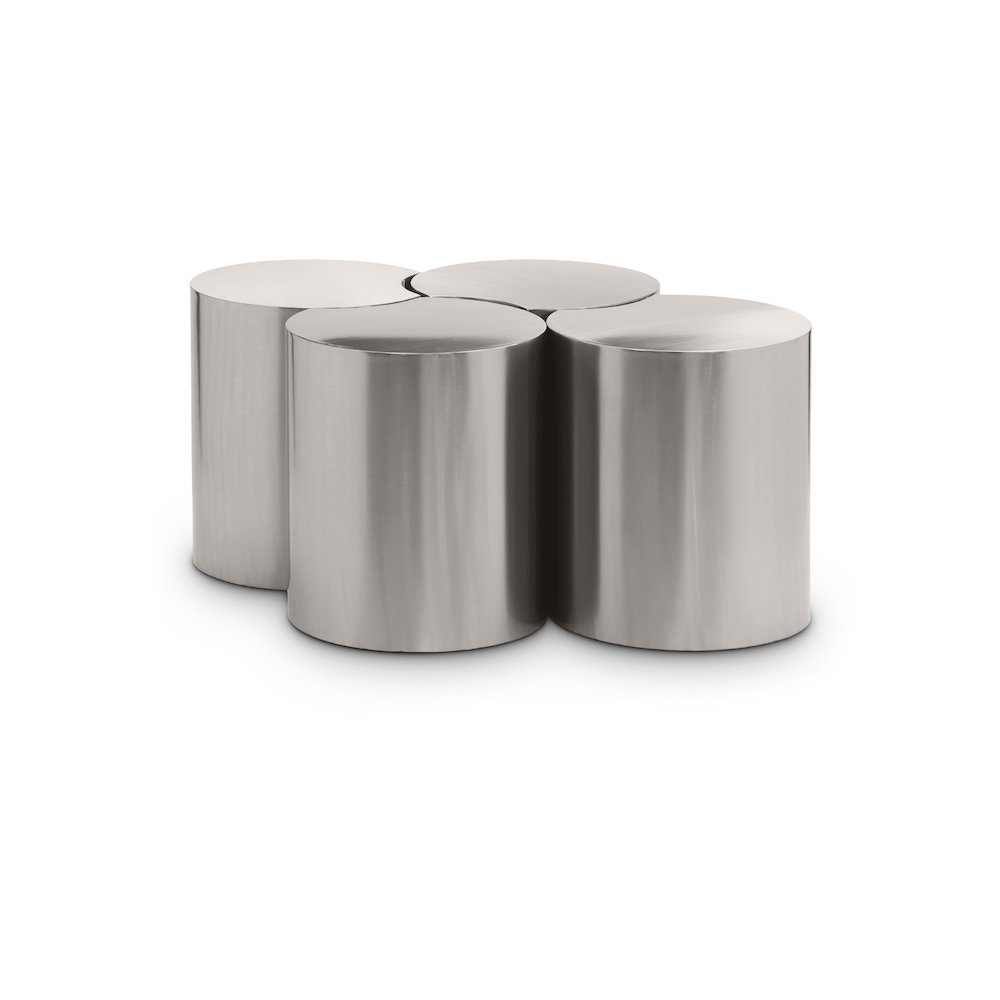 Dimple Silver Coffee Table. Picture 1