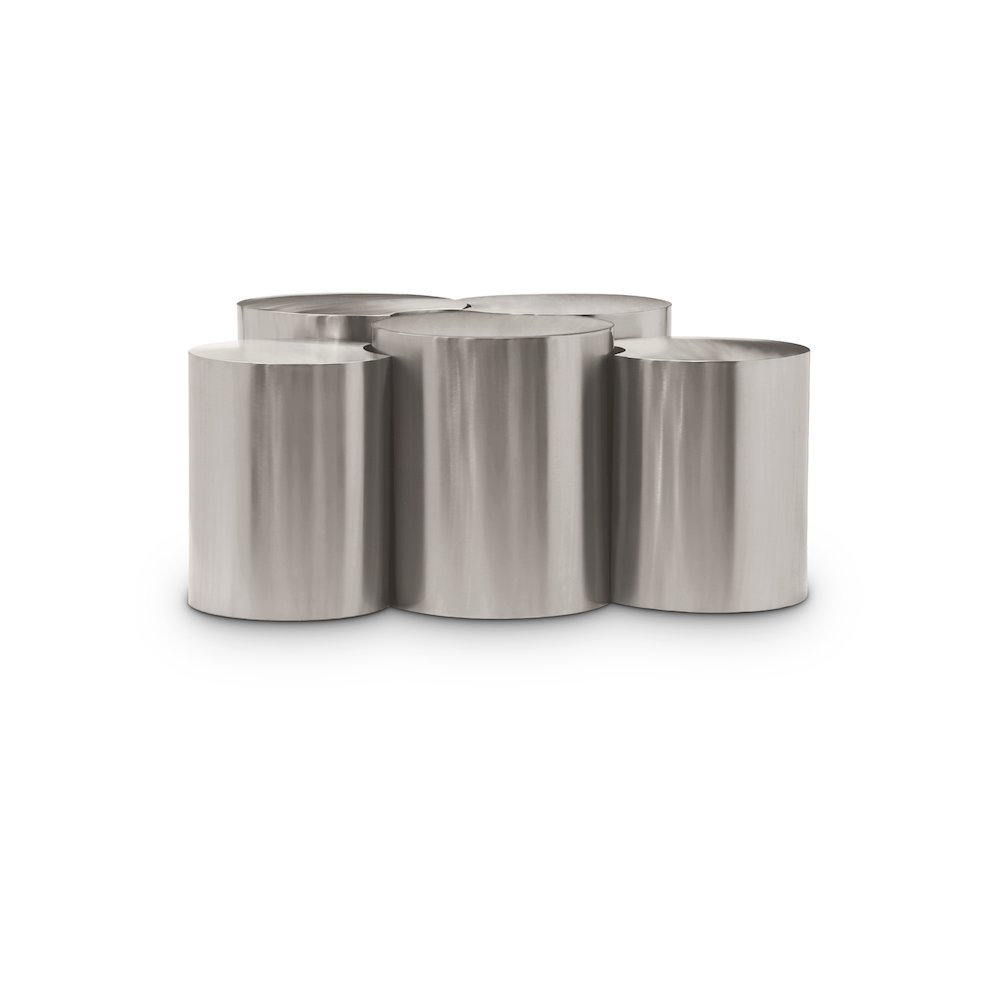 Dimple Silver Coffee Table. Picture 1