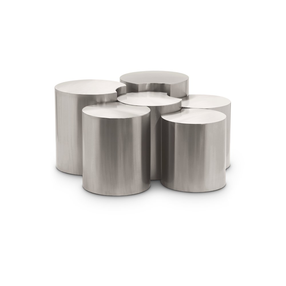 Dimple Silver Coffee Table. Picture 1
