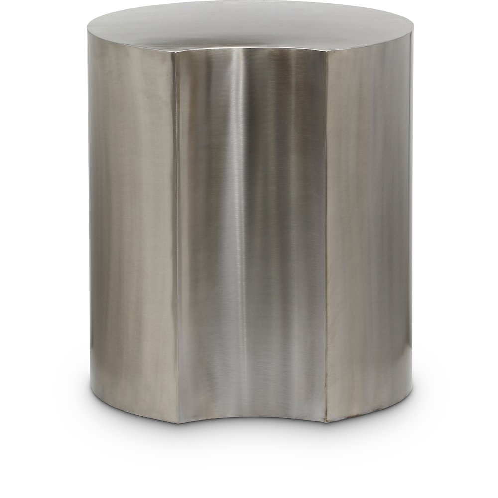 Dimple Silver End Table. Picture 1