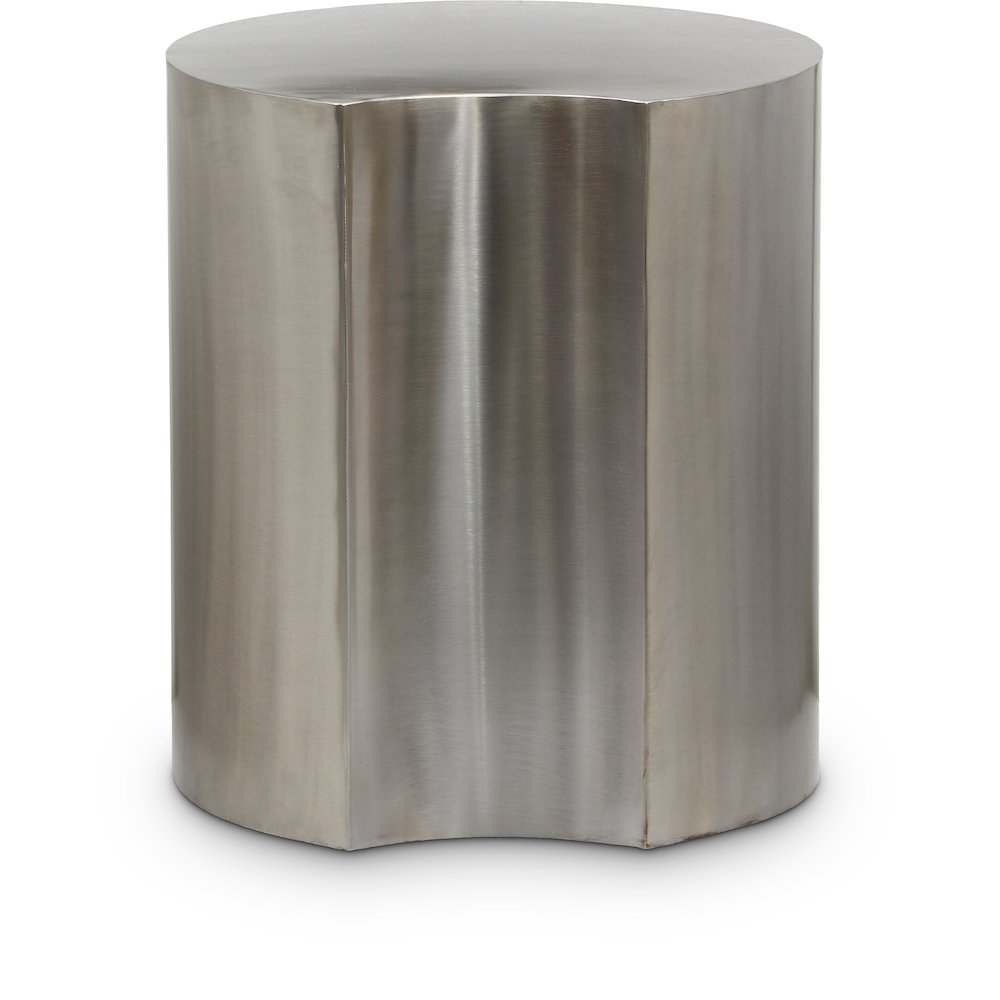 Dimple Silver End Table. Picture 1