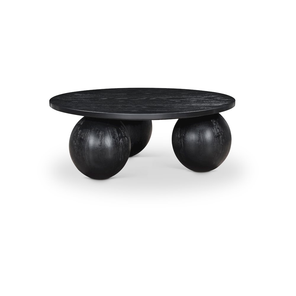Fitch Black Oak Veneer Coffee Table. Picture 1