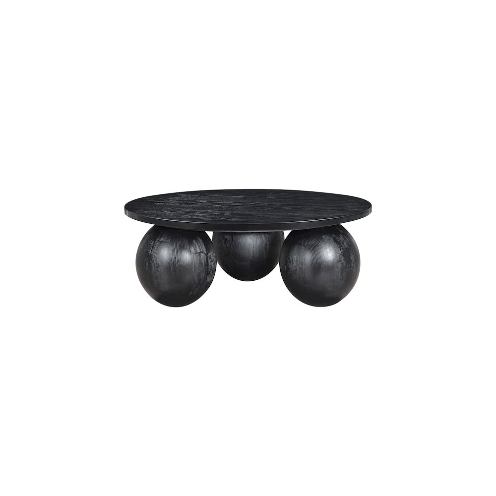 Fitch Black Oak Veneer Coffee Table. Picture 2