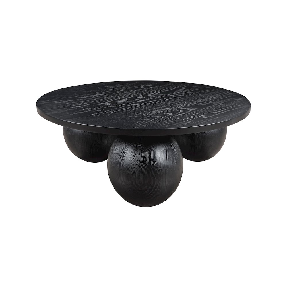 Fitch Black Oak Veneer Coffee Table. Picture 3