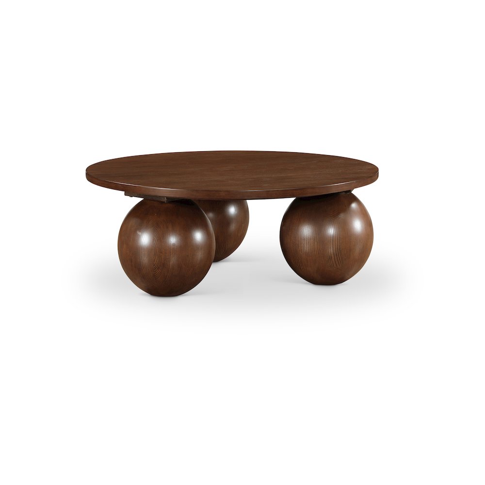 Fitch Brown Oak Veneer Coffee Table. Picture 1