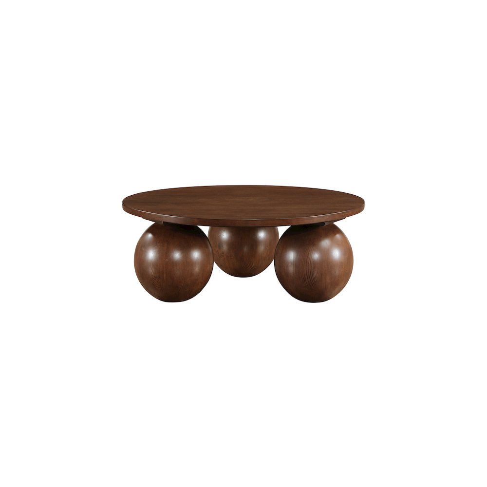 Fitch Brown Oak Veneer Coffee Table. Picture 2