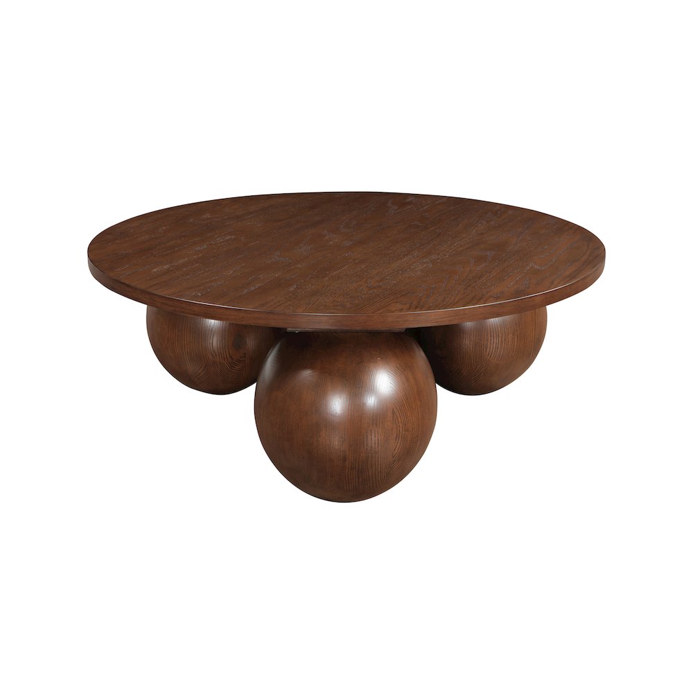 Fitch Brown Oak Veneer Coffee Table. Picture 3